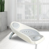 Maxbell Baby Bath Support Seat Drainage Hole Bath Tub Lying Support for Newborn Baby Gray