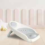 Maxbell Baby Bath Support Seat Drainage Hole Bath Tub Lying Support for Newborn Baby Gray