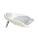 Maxbell Baby Bath Support Seat Drainage Hole Bath Tub Lying Support for Newborn Baby Gray