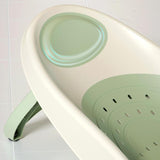 Maxbell Baby Bath Support Seat Drainage Hole Bath Tub Lying Support for Newborn Baby Gray