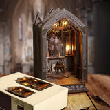 Maxbell Wooden Miniature Dollhouse Kits Collectibles Desktop Decoration Church Model