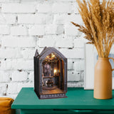 Maxbell Wooden Miniature Dollhouse Kits Collectibles Desktop Decoration Church Model