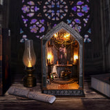 Maxbell Wooden Miniature Dollhouse Kits Collectibles Desktop Decoration Church Model