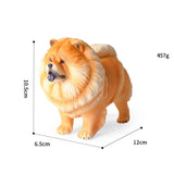 Maxbell Lifelike Dog Sculpture Sculpture Collectible Gifts Art Decor Animal Figurine Lion Dog