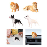 Maxbell Lifelike Dog Sculpture Sculpture Collectible Gifts Art Decor Animal Figurine Lion Dog