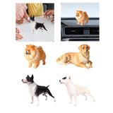 Maxbell Lifelike Dog Sculpture Sculpture Collectible Gifts Art Decor Animal Figurine Lion Dog