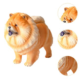 Maxbell Lifelike Dog Sculpture Sculpture Collectible Gifts Art Decor Animal Figurine Lion Dog