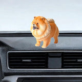 Maxbell Lifelike Dog Sculpture Sculpture Collectible Gifts Art Decor Animal Figurine Lion Dog