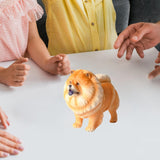 Maxbell Lifelike Dog Sculpture Sculpture Collectible Gifts Art Decor Animal Figurine Lion Dog
