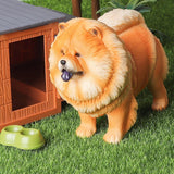 Maxbell Lifelike Dog Sculpture Sculpture Collectible Gifts Art Decor Animal Figurine Lion Dog