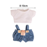Maxbell 2 Pieces Doll Clothes Accs Outfits for 15cm Dolls Girls Dolls New Year Gifts B