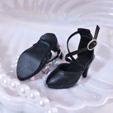Maxbell 1:4 Scale High Heeled Shoes Doll Sandals for Female Action Figures Doll Model Accs