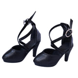 Maxbell 1:4 Scale High Heeled Shoes Doll Sandals for Female Action Figures Doll Model Accs