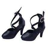 Maxbell 1:4 Scale High Heeled Shoes Doll Sandals for Female Action Figures Doll Model Accs