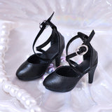 Maxbell 1:4 Scale High Heeled Shoes Doll Sandals for Female Action Figures Doll Model Accs