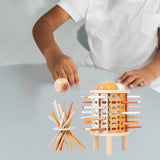 Maxbell Wooden Stick Toys Tabletop Board Game Coordination Training Game Kids Adults