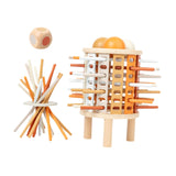 Maxbell Wooden Stick Toys Tabletop Board Game Coordination Training Game Kids Adults