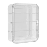 Maxbell Acrylic Figure Storage Box Dustproof for Mini Toy Action Figures Collections