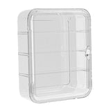 Maxbell Acrylic Figure Storage Box Dustproof for Mini Toy Action Figures Collections