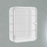 Maxbell Acrylic Figure Storage Box Dustproof for Mini Toy Action Figures Collections