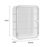 Maxbell Acrylic Figure Storage Box Dustproof for Mini Toy Action Figures Collections