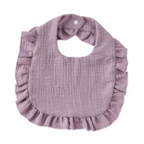 Maxbell Baby Bibs Breathable Absorbent Soft Drool Bibs for Infant Newborn Boys Girls violet