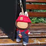 Maxbell 2xDoll Clothes for 15cm Plush Doll Stylish Soft Plush Doll Accessories Cartoon