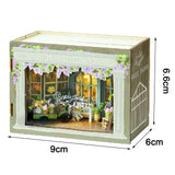 Maxbell Miniature Dollhouse Novelty Colorful Birthday Gift Present Wooden Doll House