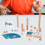 Maxbell Montessori Math Toy Developmental Math Manipulatives for Toddlers Kids Girls