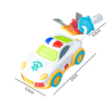 Maxbell Children Car Key RC Toy Cartoon Pretend Toy Key for Birthday Gifts Baby Kids White