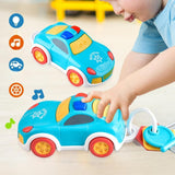 Maxbell Children Car Key RC Toy Cartoon Pretend Toy Key for Birthday Gifts Baby Kids Blue