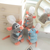 Maxbell Cute Stuffed Plush Mouse Decoration Mouse Plush Stuffed Animal Children Baby Dark Gray