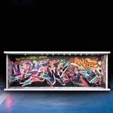 Maxbell 1/64 Parking Lot Scene Display Case Home Acrylic Display Stand for Alloy Car
