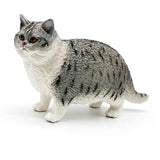 Maxbell 2x Cat Model Statue Collectible Realistic for Cabinet Living Room