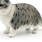 Maxbell 2x Cat Model Statue Collectible Realistic for Cabinet Living Room