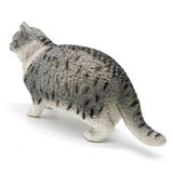 Maxbell 2x Cat Model Statue Collectible Realistic for Cabinet Living Room