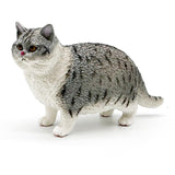 Maxbell 2x Cat Model Statue Collectible Realistic for Cabinet Living Room