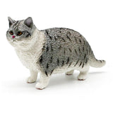 Maxbell 2x Cat Model Statue Collectible Realistic for Cabinet Living Room