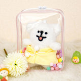 Maxbell Mini Figure Storage Case Dustproof Figure Display Bag for 5.91'' Anime Dolls Violet