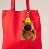 Maxbell Capybara Plush Keychain Soft Keyring Charm for Children Adults Hoilday Gifts Style B