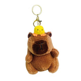 Maxbell Capybara Plush Keychain Soft Keyring Charm for Children Adults Hoilday Gifts Style B