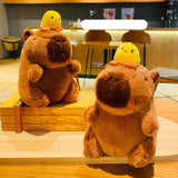 Maxbell Capybara Plush Keychain Soft Keyring Charm for Children Adults Hoilday Gifts Style B