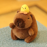 Maxbell Capybara Plush Keychain Soft Keyring Charm for Children Adults Hoilday Gifts Style B