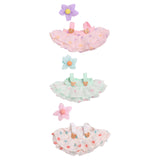 Maxbell 2xMini Doll Clothes Hair Accessory Dress up for Cloth Dolls Pendant Doll Dolls pink