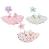 Maxbell 2xMini Doll Clothes Hair Accessory Dress up for Cloth Dolls Pendant Doll Dolls pink