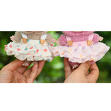 Maxbell 2xMini Doll Clothes Hair Accessory Dress up for Cloth Dolls Pendant Doll Dolls pink