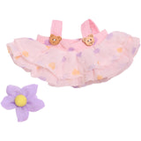 Maxbell 2xMini Doll Clothes Hair Accessory Dress up for Cloth Dolls Pendant Doll Dolls pink
