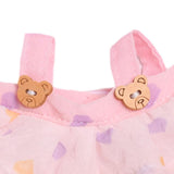 Maxbell 2xMini Doll Clothes Hair Accessory Dress up for Cloth Dolls Pendant Doll Dolls pink