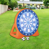 Maxbell Giant Inflatable Goal Board Interactive Toy with Kick Ball for Beach Family