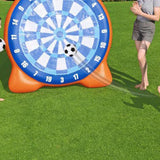 Maxbell Giant Inflatable Goal Board Interactive Toy with Kick Ball for Beach Family